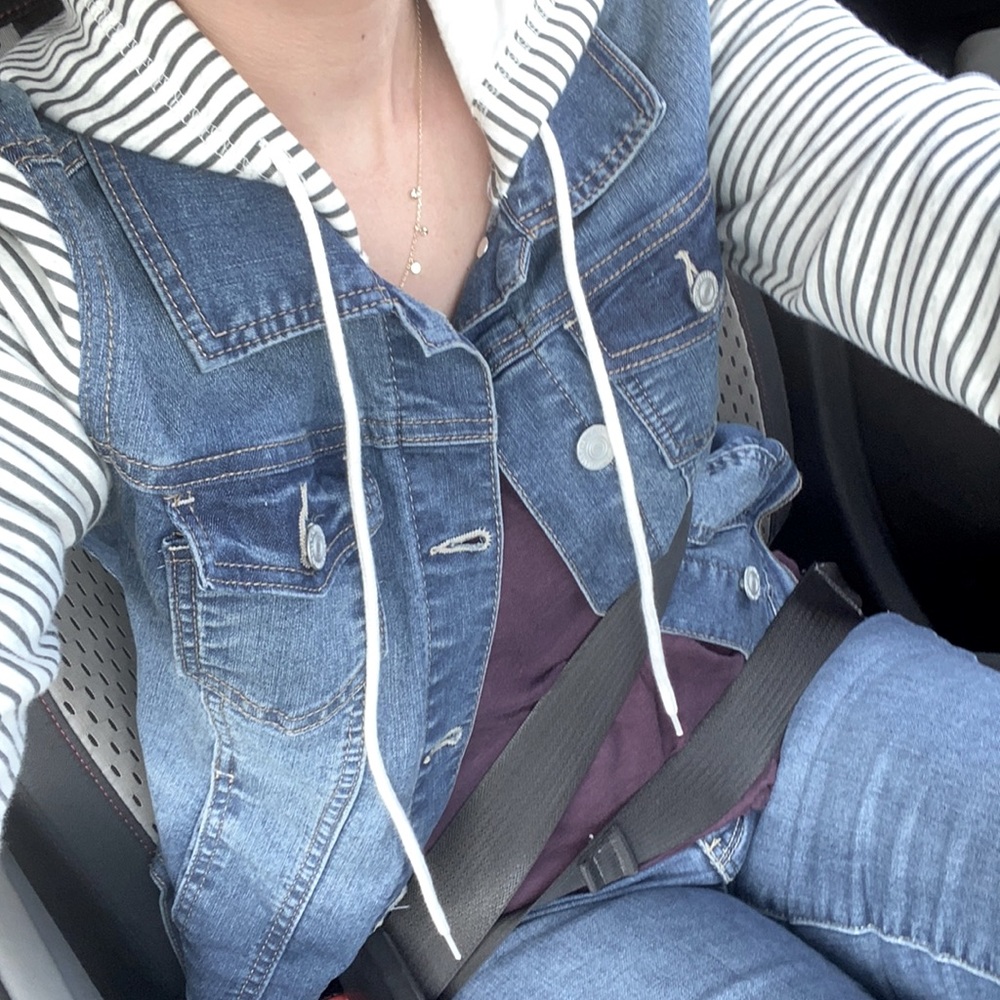 Wallflower Authentic Denim hooded jean jacket